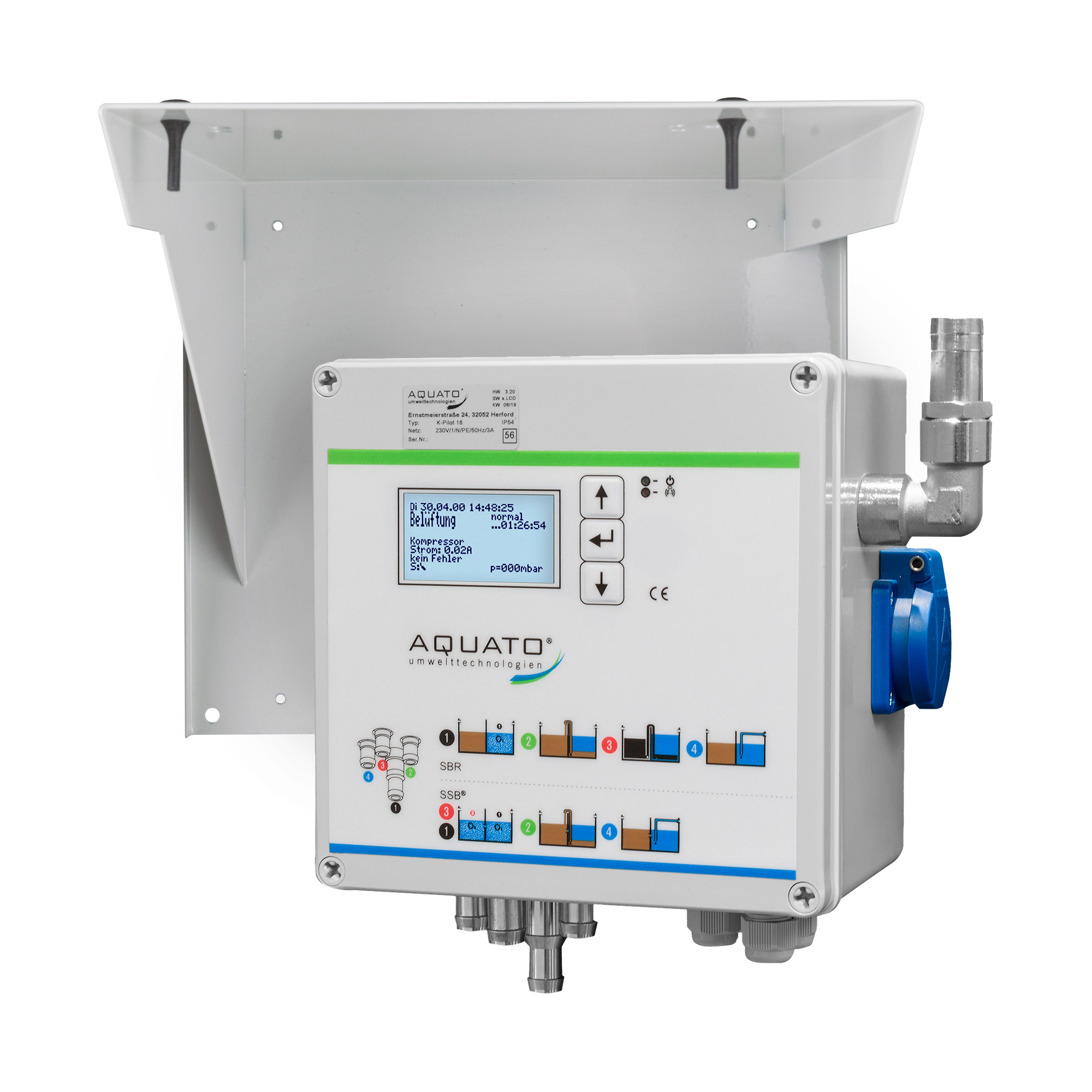 Control K-Pilot 18.3 mounted on wall bracket