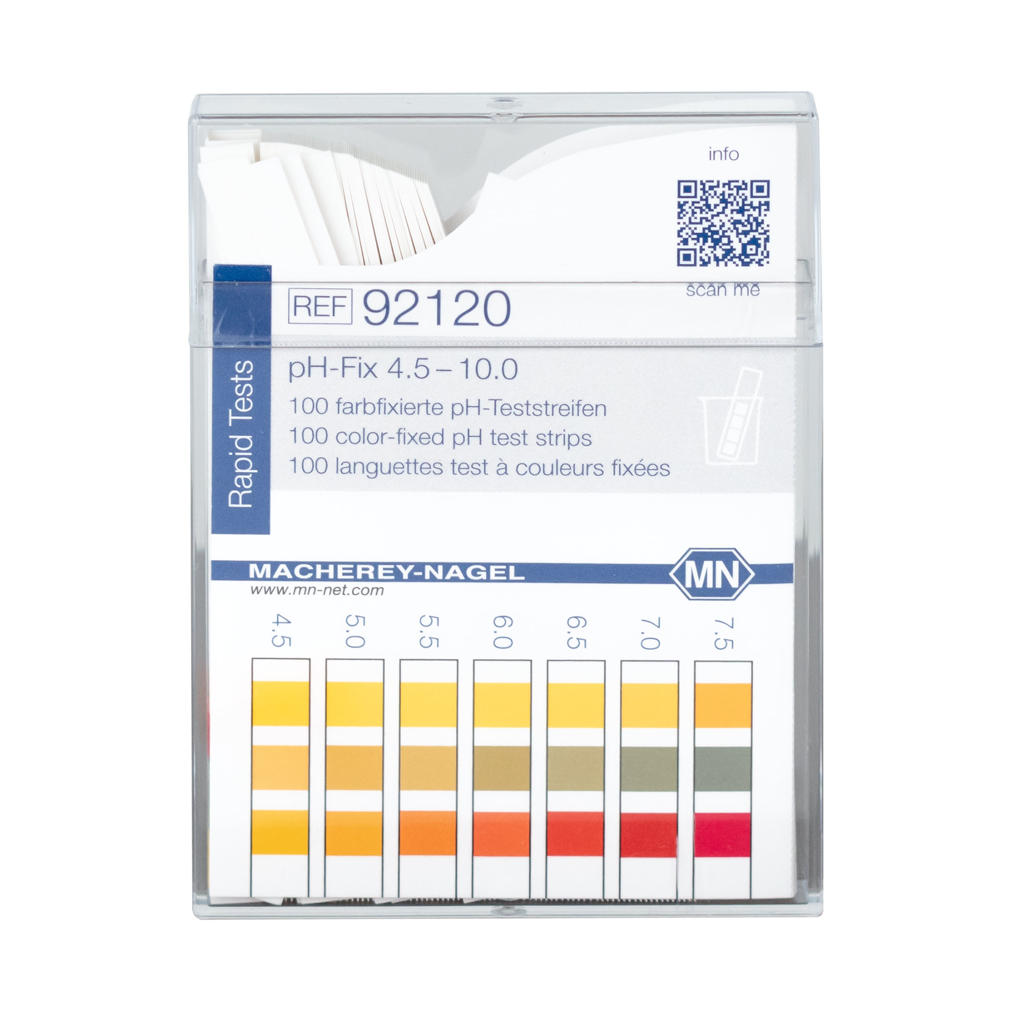 Indikatorstäbchen für pH-Messung 4.5-10.0; 100 St.