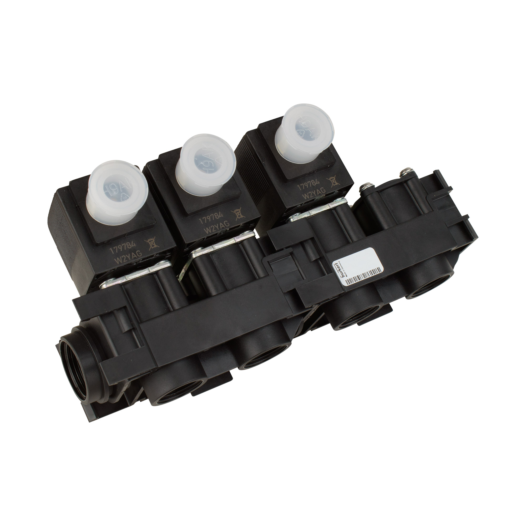 Magnetventilverteiler KS 4 Ausgänge, 3 Spulen