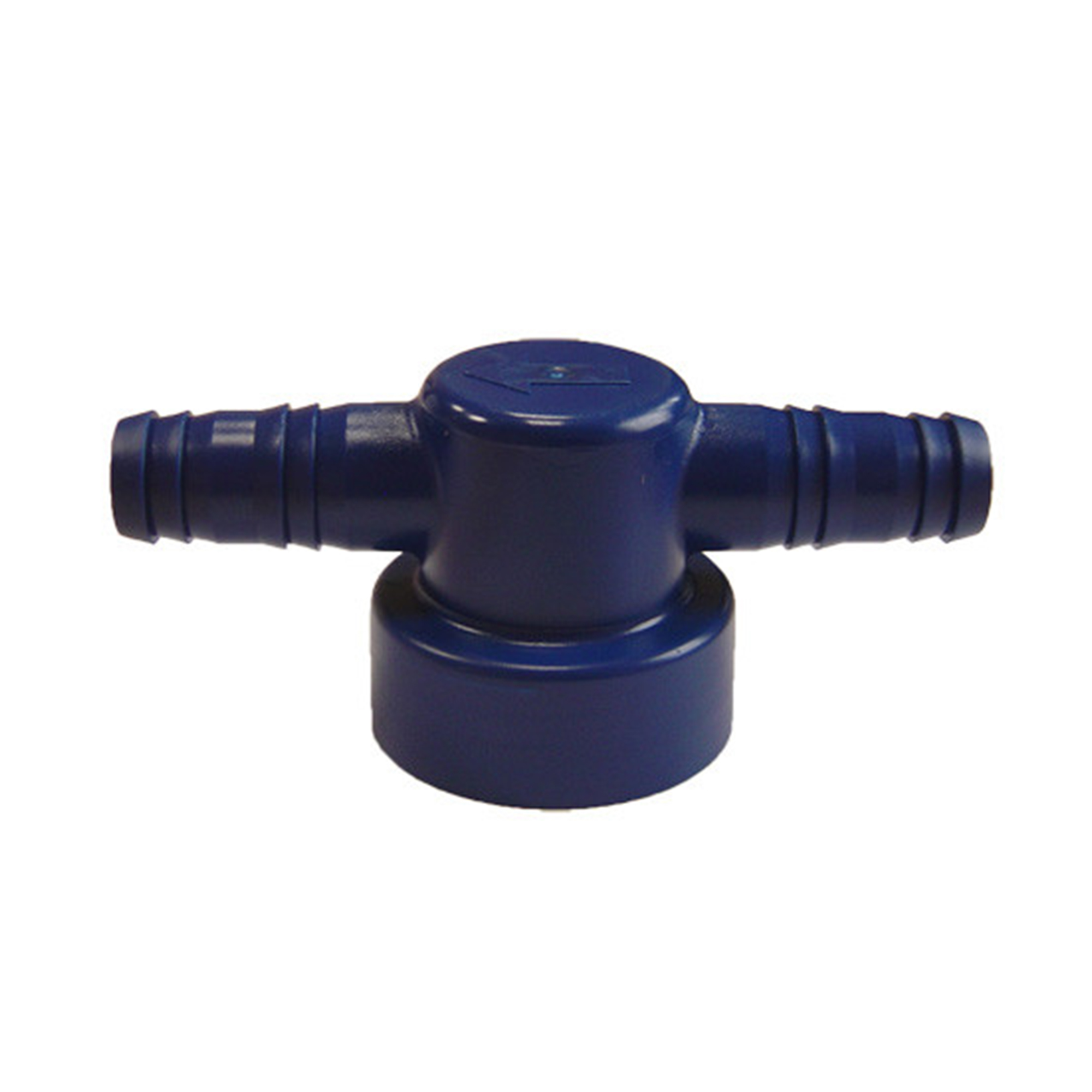 Probenahmedeckel blau PE, Anschluss Ø25mm