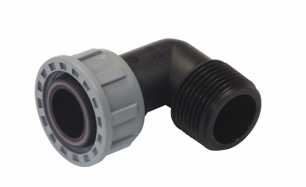 Winkel-Verteiler O-Ring-Dichtung 1" IG x 1" AG