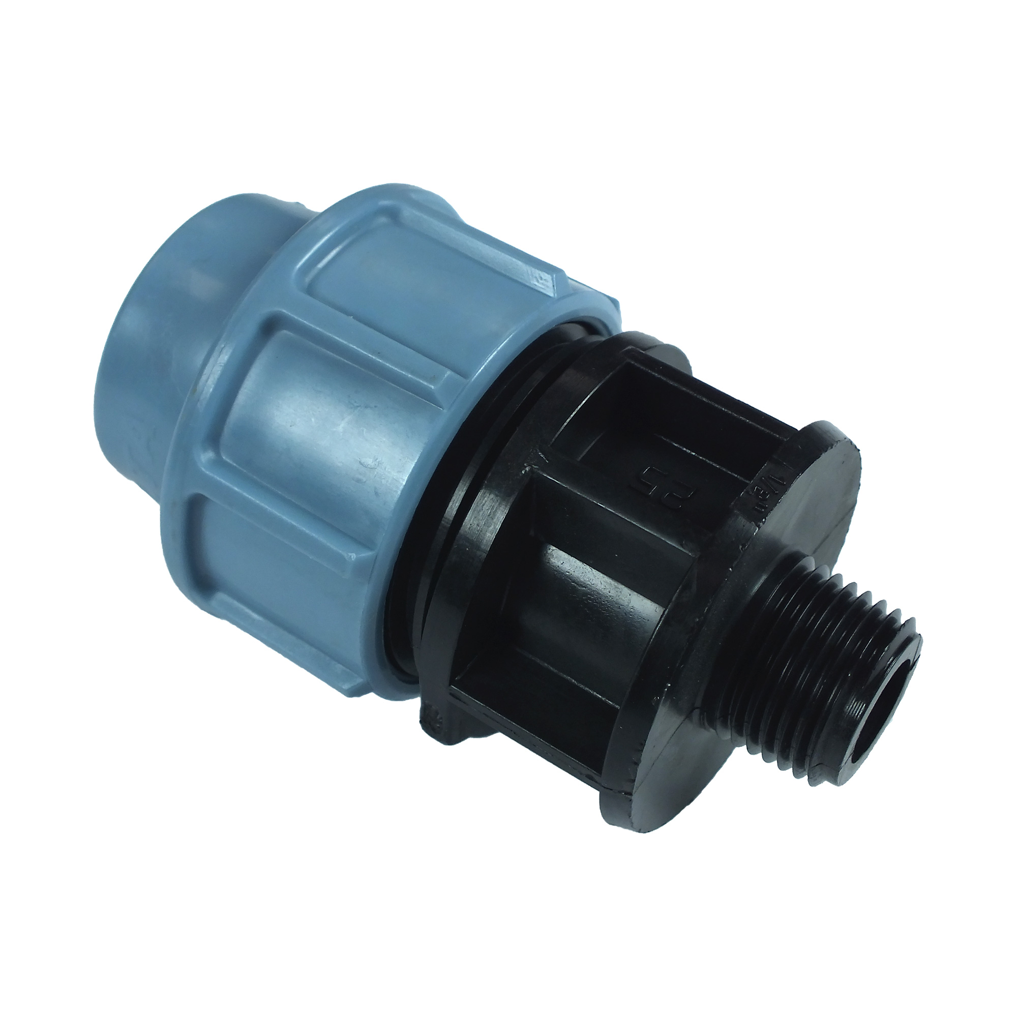 PP clamp coupling  32 mm x G 3/4" male