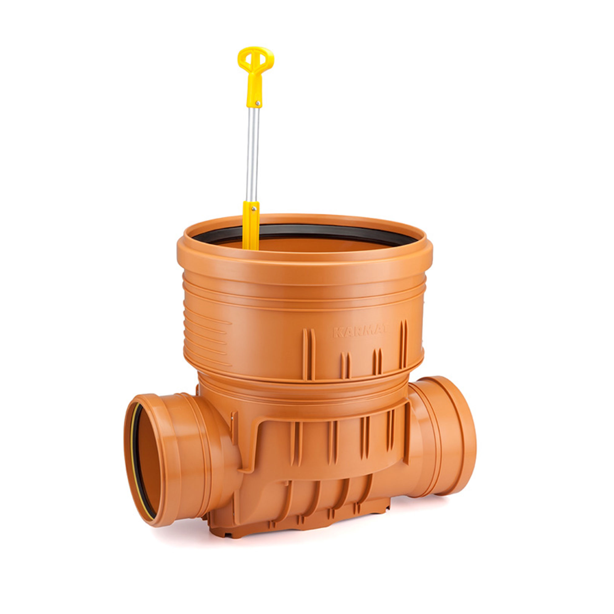 Schachtboden DN400 inkl. Rückstausicherung DN150