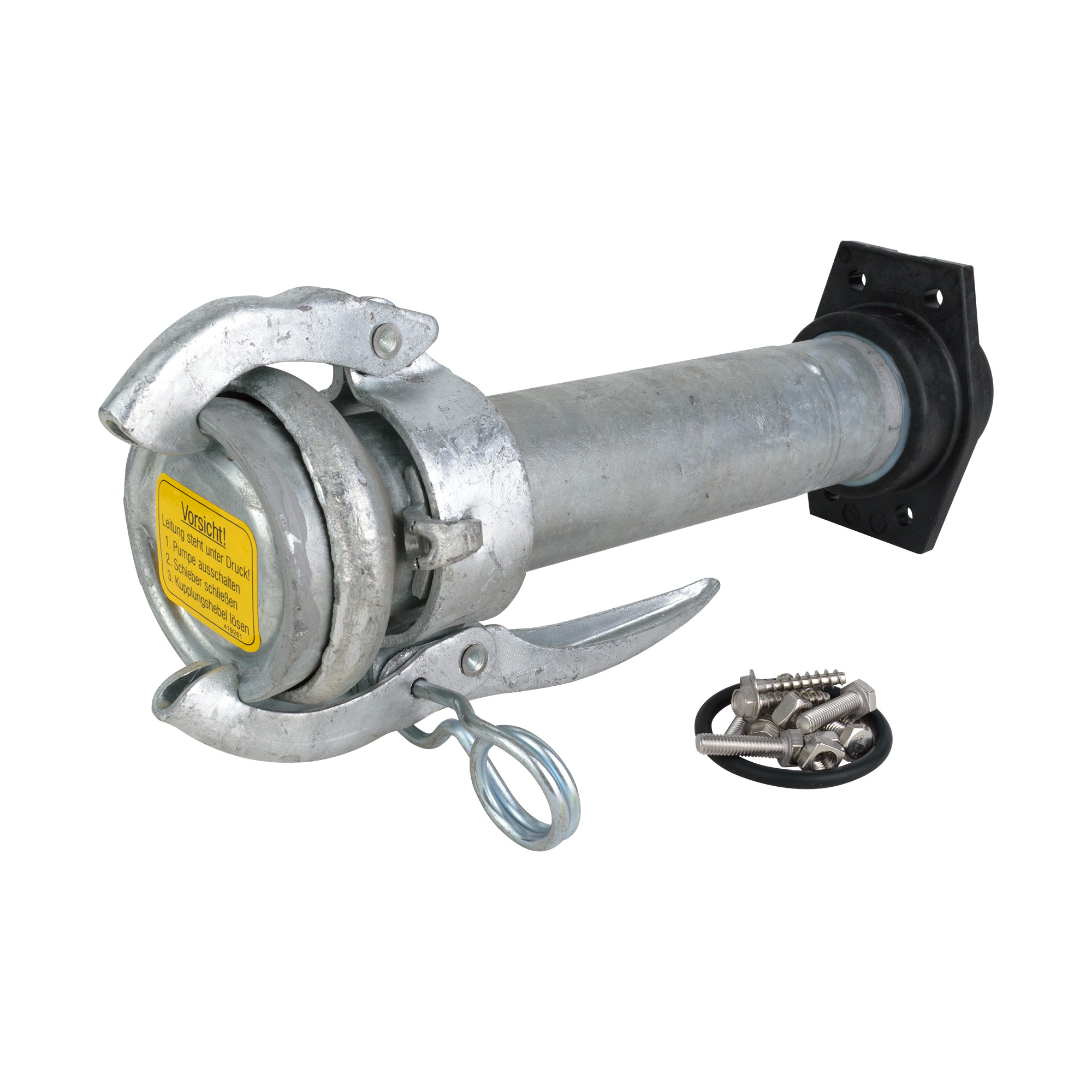 Flushing connector Perrot-type, suitable for PKS plastic check valve; Manufactured by Pentair Jung Pumpen