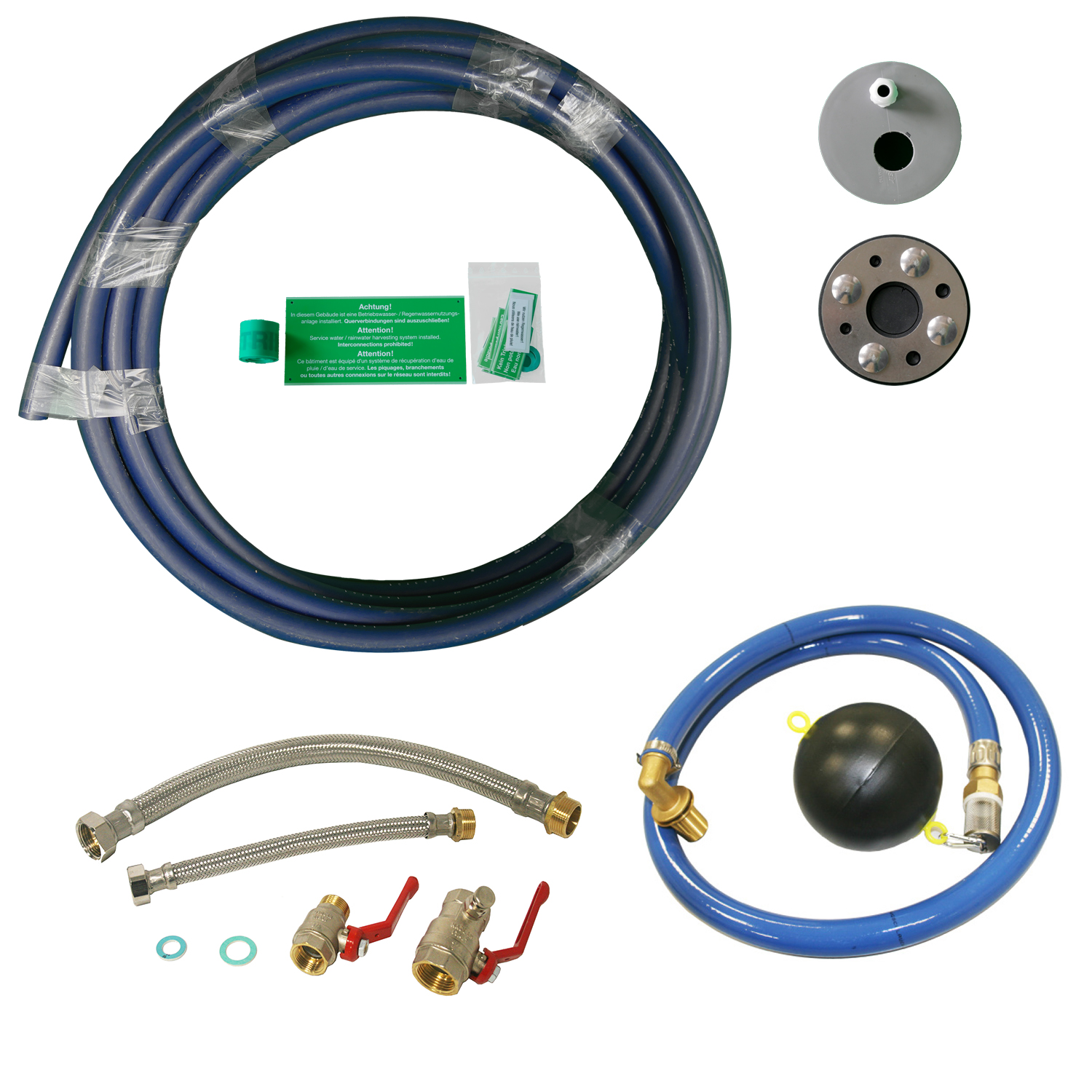 Aquato Anschluss Set für HW1 + HW 10/ Haus
