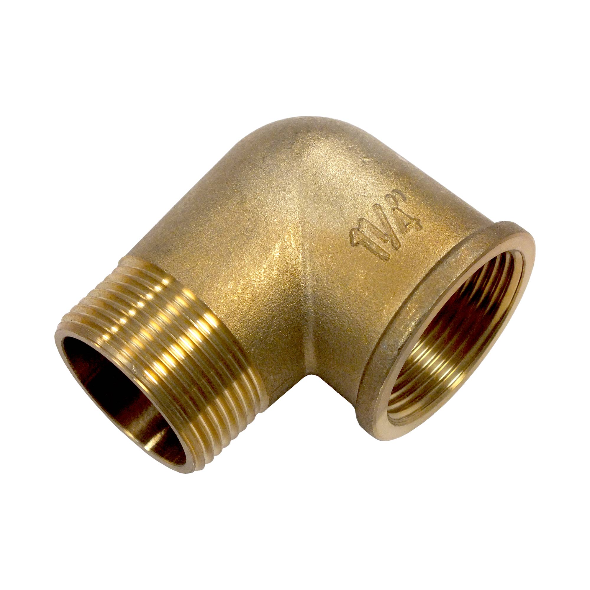 Brass elbow 90° G 2" female x G 2" male
