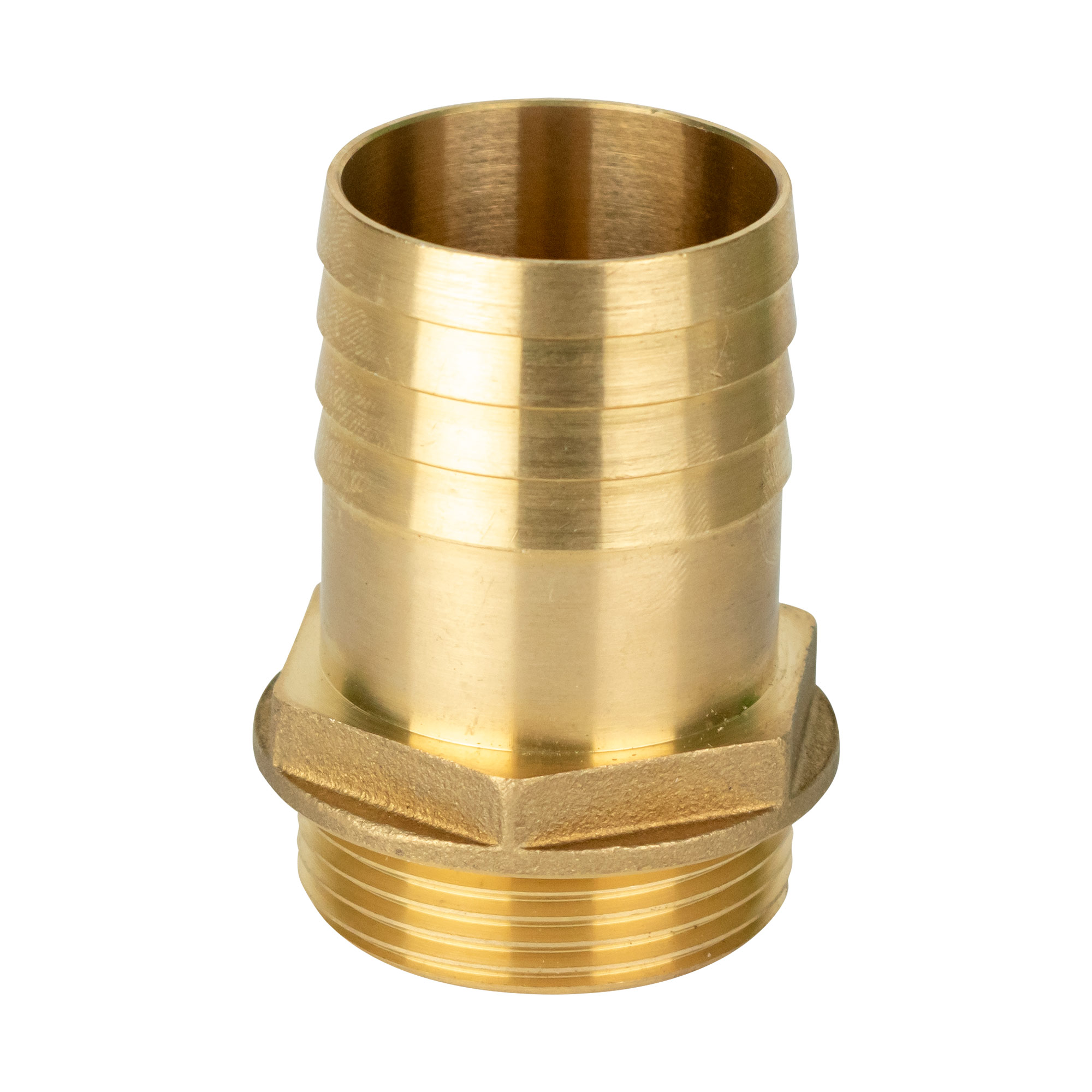 Brass Hose Tail straight 3/8"Male x 13 mm