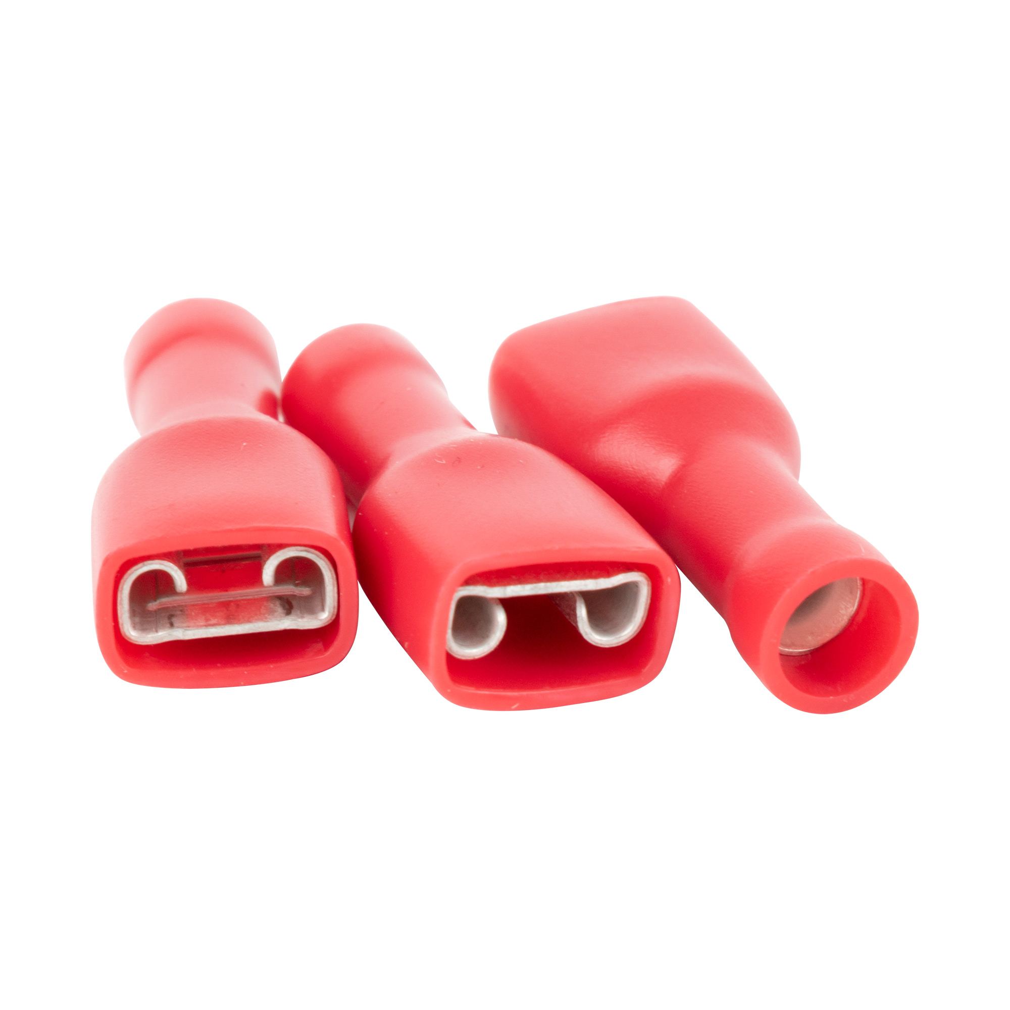Blade receptacle full insulated A1507 FLSF 6.3 x 0.8; red