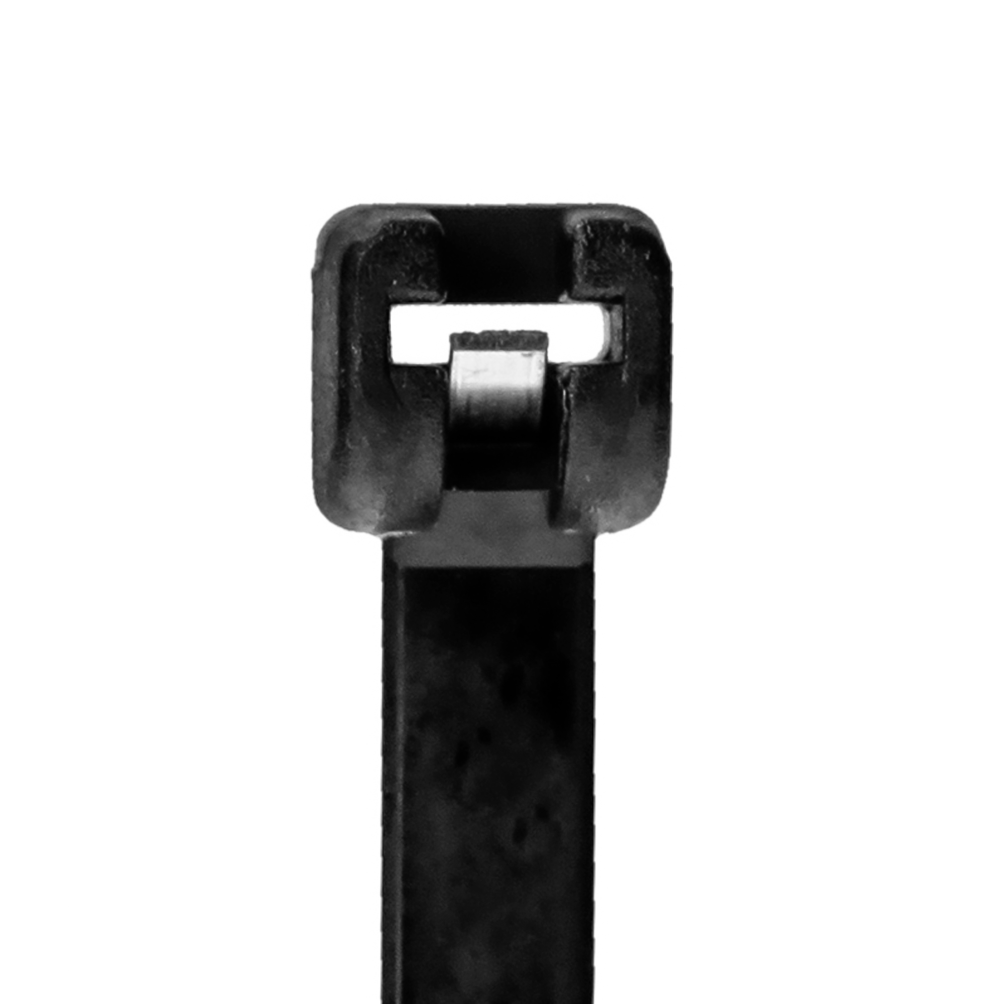 Kabelbinder mit Stahlzunge  290 x 4,5 mm Schwarz